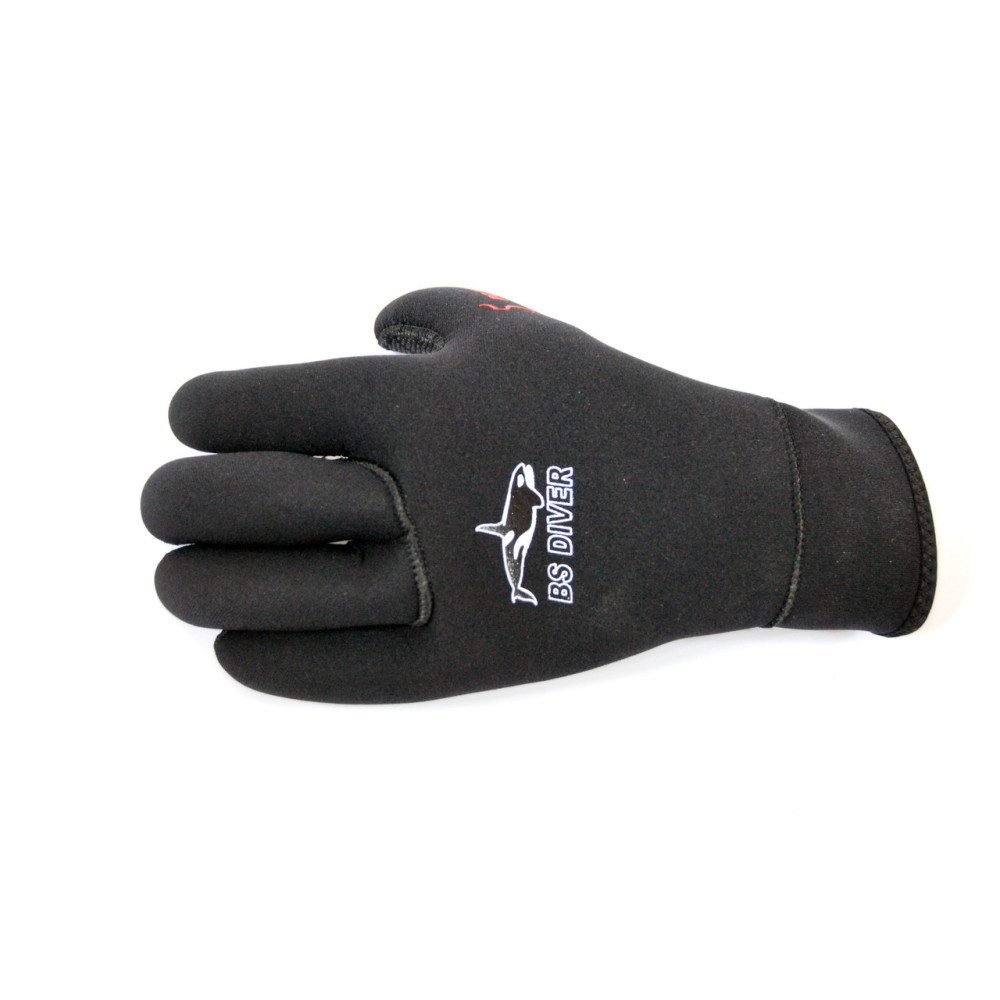 Перчатки BS DIVER пятипалые ULTRABLACK 5mm