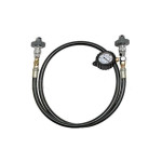 Шланг высокого давления BS DIVER с Din/Din с манометром 350 Bar (для закачки баллонов)