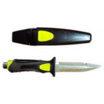 Нож BS DIVER Fox (304 ss blade) нерж.сталь в ножнах с кнопкой с ремешками