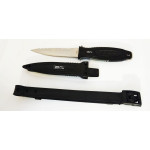 Нож BS DIVER STINGER (AUS 8) нерж.сталь в ножнах с ремешками (для охоты)