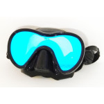 Маска BS DIVER Mamba черный силикон, моностекольная, тонированная