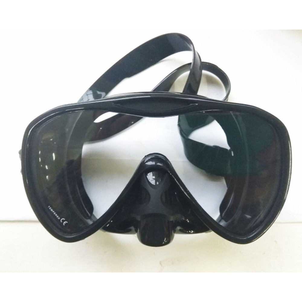 Маска BS DIVER MATADOR чёрный силикон, моностекло