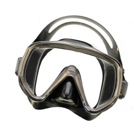 Маска BS DIVER SUPERVIZOR чёрный силикон, моностекло