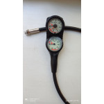 Консоль BS DIVER Мини двуприборная (ман. 52мм, 400 Bar и глубиномер 0-70м), шланг 80см