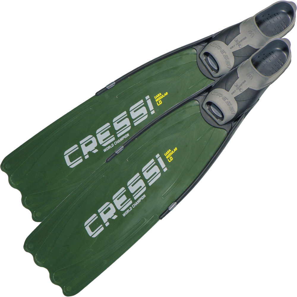Ласты Cressi GARA MODULAR LD с закрытой пяткой цвет: Зеленый