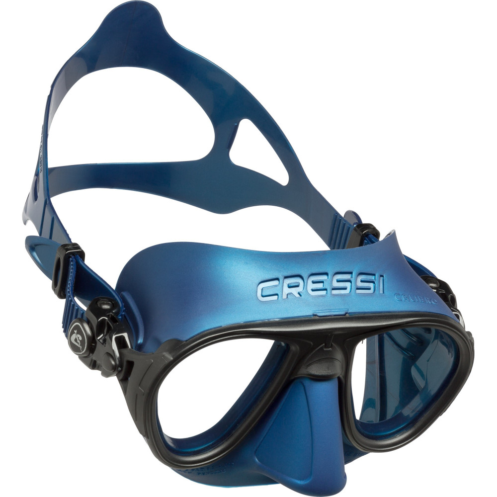 Маска CRESSI CALIBRO BLUE NERY/FRAME BLACK