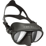 Маска CRESSI CALIBRO BLACK/FRAME BLACK LENS HD (зеркальные стёкла)