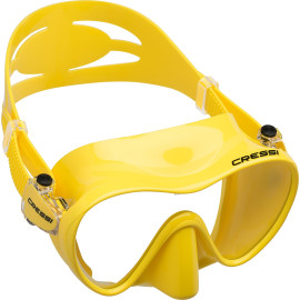 Маска Cressi F1 SMALL YELLOW силикон: , цвет рамки: жёлтая