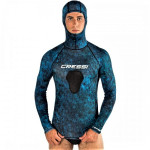 Рашгард Cressi Rashguard Blue Hunter со шлемом