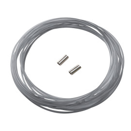 Мононить SALVIMAR для арбалетов TRIPLA FORZA ø1,47mm 6m - gray + 2 зажима