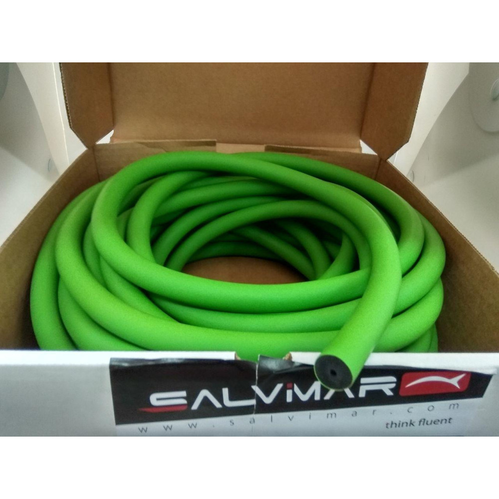 Тяга латексная SALVIMAR Cat. A (ø16~17mm) - A-Boost чёрная в зелёном чулке